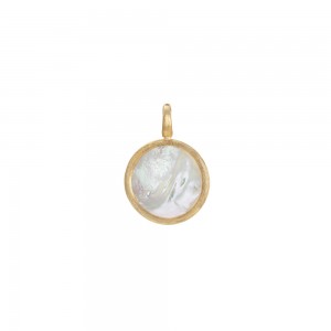 Marco Bicego 18K Yellow Gold Jaipur Collection Medium Stackable Pendant with White MOP